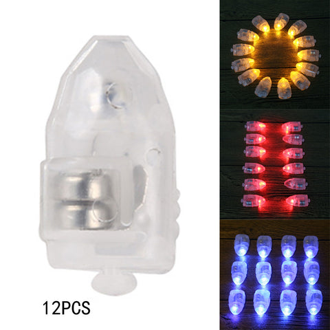 12pcs Mini LED Party Lights for Lantern Small Balloon Light Floral Mini Led Lights for Wedding Party Glass Vases