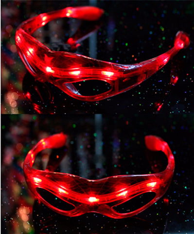 New Cool Glow Party Club LED Red Shades Light-Up Toy Party Changeable LED Flashing Shades Glasses FCI#