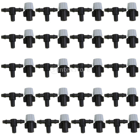 20pcs Sprinkler Heads Nozzle + Tee joints for Misting Watering Irrigation