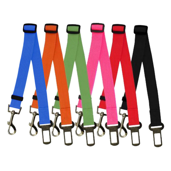 Adjustable Pet Cat Dog Car Safety Seat Belt Harness Vehicle Seatbelt Lead Leash for Dogs 6 Colours Drop Shipping