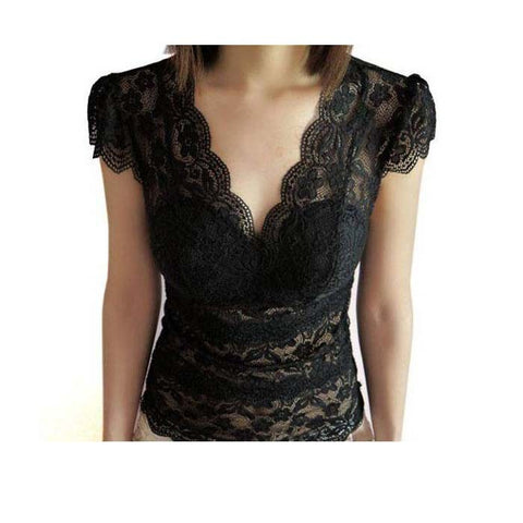 Sexy vest women clothing short sleeve T shirt camisoles Pierced lace Hollow-out tank tops for ladies 2 styles