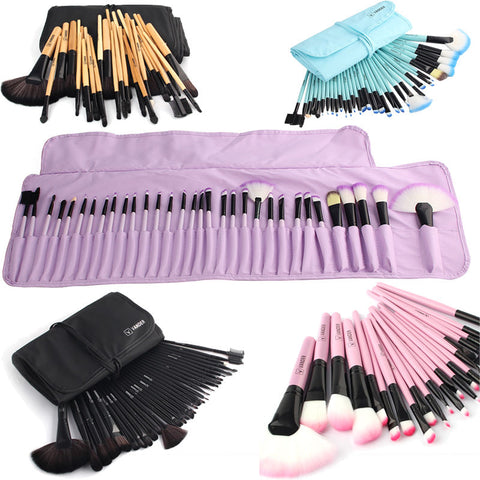 VANDER Soft Makeup Brushes Set 32 PCS Multi-Color Maquillage Beauty Brushes Best Gift Kabuki Pinceaux Brush Set Kit + Pouch Bag