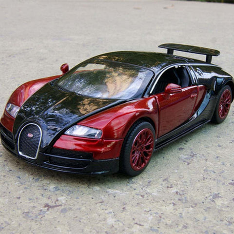 1:32 Scale Bugatti Veyron coches jugetes Diecast Car Model autos a escala Pull Back Toy Cars oyuncak araba Kids Toys Gifts New