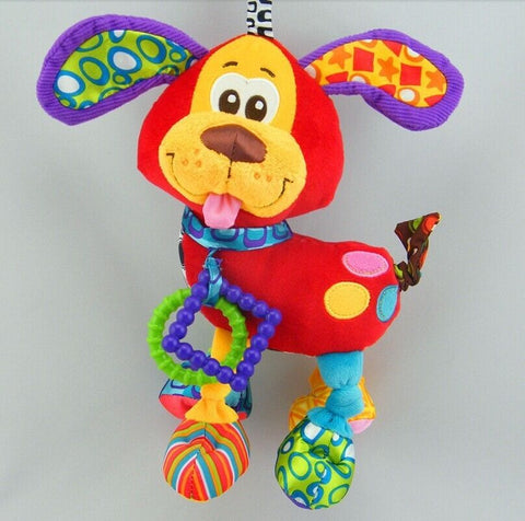 Baby Infant Animal Soft Rattles Bed Crib Stroller Music Hanging Bell Toy Dog Kawaii Kids Stuffed Toys For Children Dolls