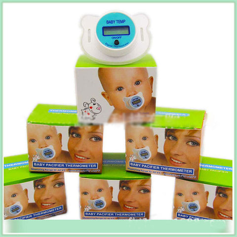 Hot Sales Practical Baby Kid LCD Digital Mouth Nipple Pacifier Thermometer Temperature X16