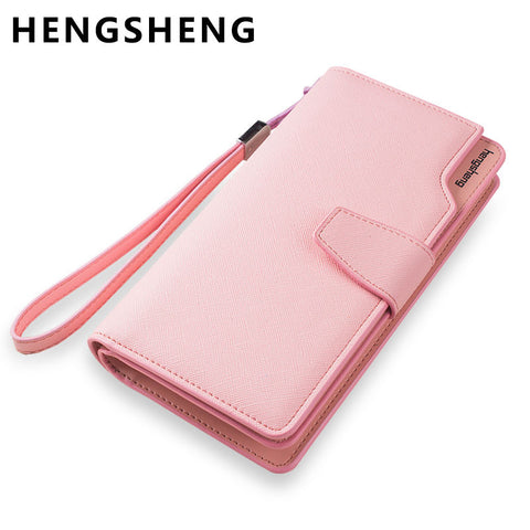 Hot Fashion Female wallets High-quality PU Leather Wallet Women Long Style Cowhide Purse Brand Capacity Clutch Card Holder Pouch