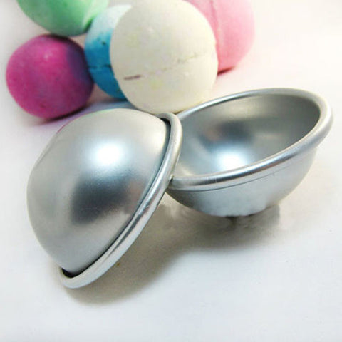 High Quality Bath Bomb Aluminum Ball Sphere Cake Pan Sugarcraft Bakeware Decorating Mold VBE63 P0.5