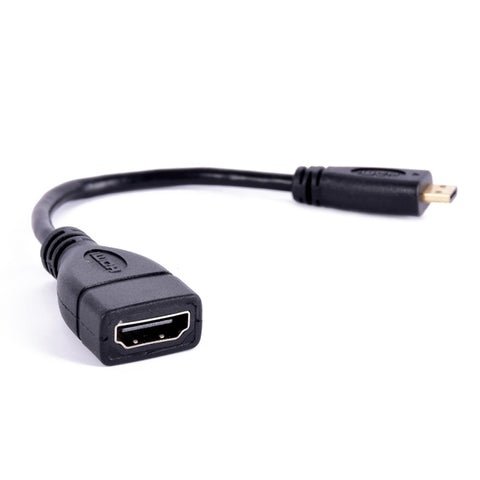 6 Inch 6'' Micro HDMI Type D Male To HDMI Type A Female Adapter Cable 15CM