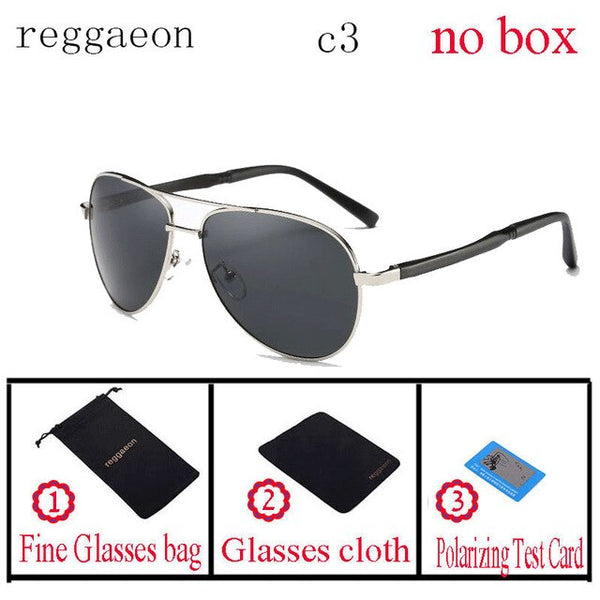 2019 classic reggaeon Brand Design Hot Sunglasses Men Polarized UV400 Eyes Protect Sports Coating Sun Glasses Google Pilot 1306
