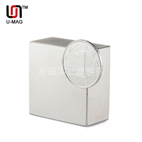 1pcs Block 40x40x20mm N52 Super Strong Rare Earth magnets Neodymium Magnet high quality Free shipping