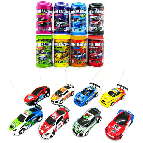 1:63 Coke Can Mini RC Car Carro Speed Truck Radio Remote Control Micro Racing Vehicle Carrinho De Controle Remoto Electric Toy