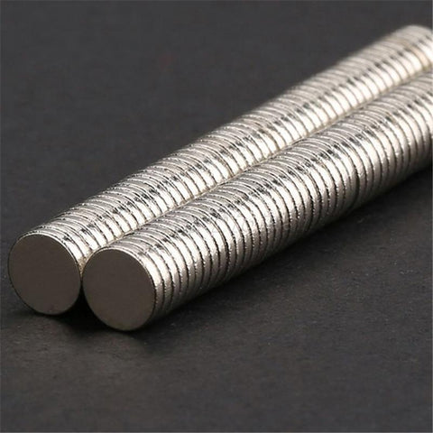 100 pcs Disc Rare Earth Neodymium Super Strong Magnets N35 Craft Mode HH1