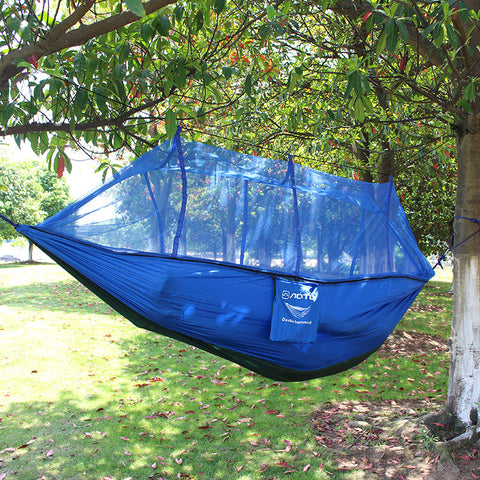 Double Parachute Mosquito Net Hammock Chair Tourism Flyknit Hamaca Hamak Rede Garden Swing Camping Amaca Hangmat Sleeping Hamac