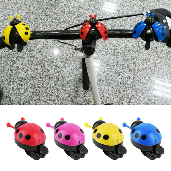 Hot ! Lovely Kid Beetle Ladybug Ring bicycle Bell For Cycling Bicycle Bike Ride Horn Alarm bike trumpet horn WHolesale