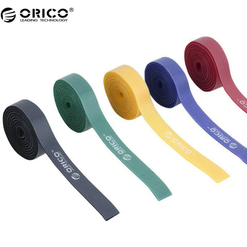 ORICO CBT-5S Cable Manager Cable Winder 5 Pcs Nylon Cable Mark Colorful Ties Label Brand Belting Ribbon Wire Binging Strap Seals