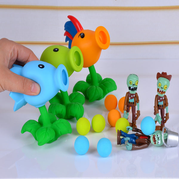 26styles New Popular Game PVZ Plants vs Zombies Peashooter PVC Action Figure Model Toys  10CM Plants Vs Zombies Toys