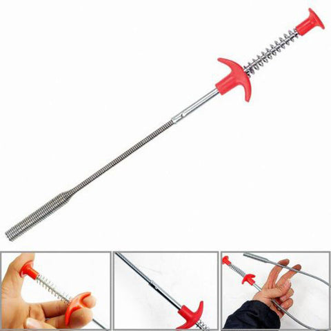 60cm Flexible 4 Claw Long Reach Pick Up Tool Bend Curve Grabber Spring Grip Tool For Home Garden Usage