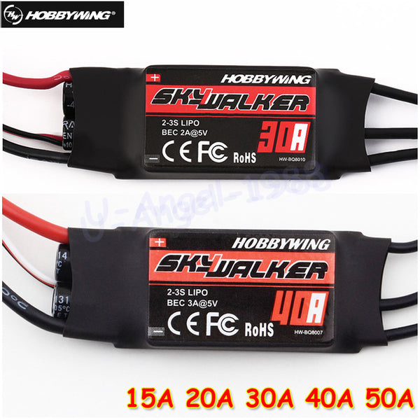 1pcs Hobbywing Skywalker 15A 20A 30A 40A 50A ESC Speed Controler With UBEC For RC FPV Quadcopter  RC Airplanes Helicopter