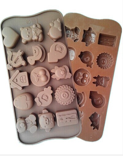 1PCS  umbrella,Bear,Candy, Shape Silicone Mold, Jelly, Chocolate, Soap ,Cake Decorating DIY Kitchenware ,Bakeware L046