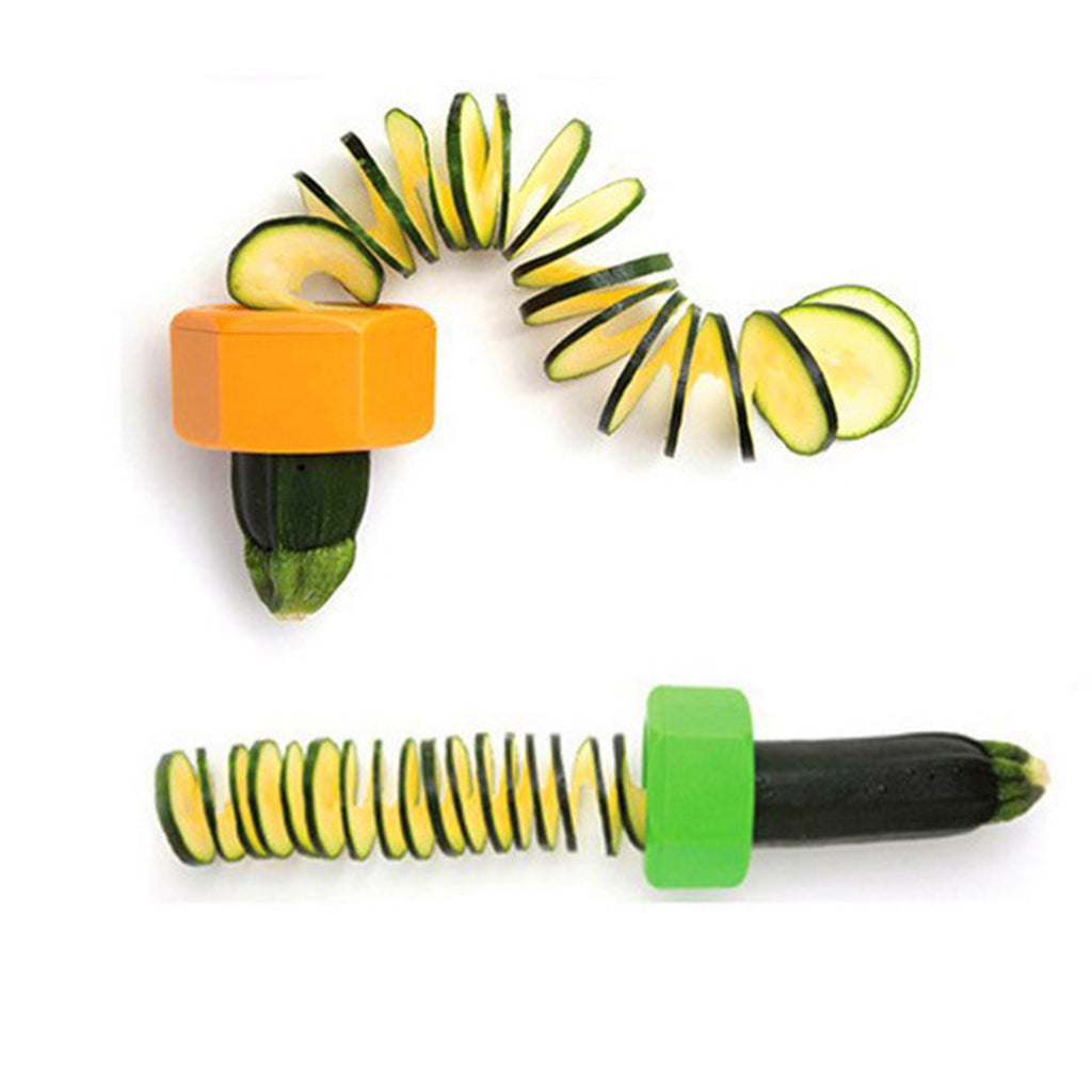 Useful New Cucumber Courgette Cutter Vegetable Peeler Cooking Gadgets Kitchen Tool Random Color