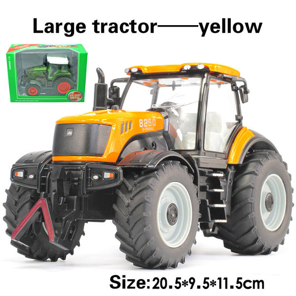 Alloy engineering car tractor toy bulldozer model  farm vehicle belt boy toy car model children's Day gifts