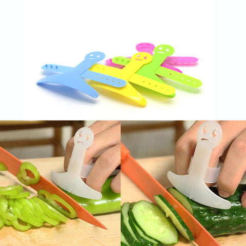 1pcs Finger Guard Kitchen Cooking Tools Gadgets Accessories Plastic Vegetable Fruit Protector Anti Cutter Safety Hands Shredder