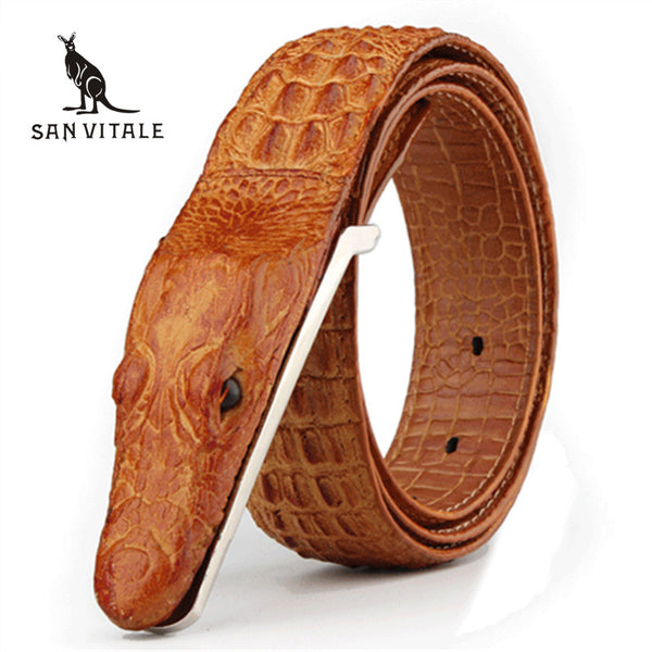 Mens Belts Luxury cow Leather Designer Belt Men High Quality Ceinture Homme Cinto Masculino Luxo Crocodile Cinturones Hombre