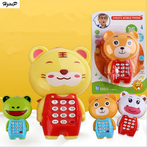 New Creative Cartoon Music Phone Baby Toys Mobile Phone Educational Learning Electric Toy Phone Model Machine Best Gift for Kids