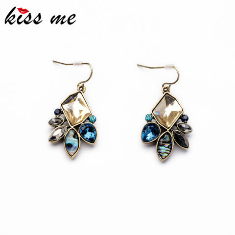 KISS ME Statement Jewelry Fashion Classic Irregular Geometric Plant Flowers Drop Earrings Factory Wholesale