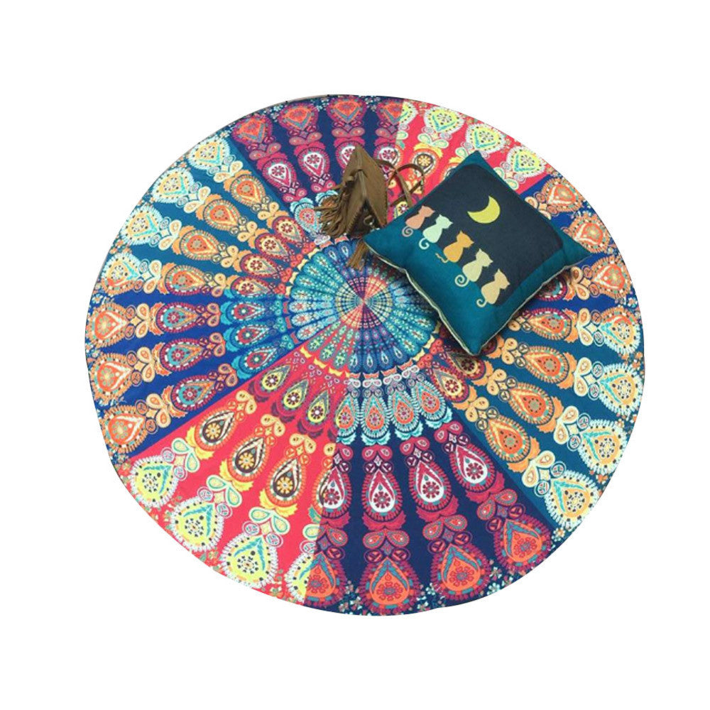 Hot Large Indian Mandala Tapestry Wall Hanging Boho Printed Beach Throw Towel Yoga Mat Table Cloth Bedding Home Decor