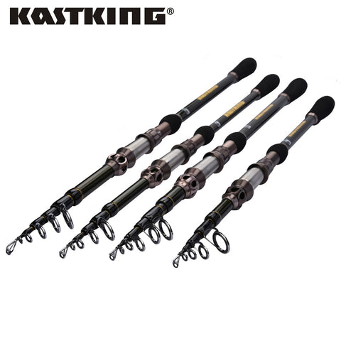 KastKing High Carbon Telescopic Fishing Rod Superhard Ultra Light Rod Carbon 1.8M-2.7M Fishing Rod Spinning Fishing Pole