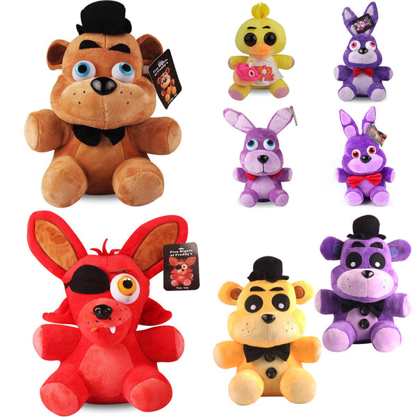 8 Styles 18cm FNAF Plush Toys Five Nights At Freddy's 4 Freddy Bear Chica Bonnie Foxy Plush Stuffed Toy Doll for Kids Xmas Gifts