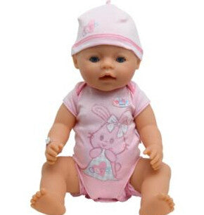 New Fashion Doll Accessories,leisure jumpsuits Doll Clothes  Wear fit 43cm Baby Born zapf