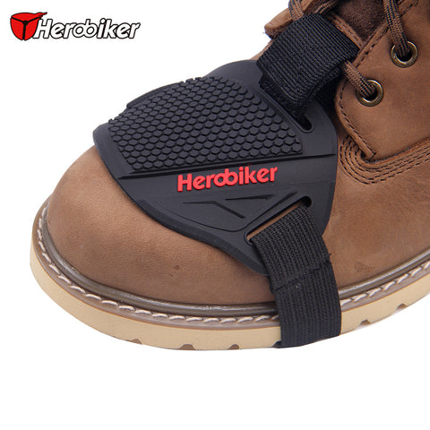 HEROBIKER Motorcycle Shift Pad For Riding Rubber Shift Lever Gear Shifter Shoe Boots Protector Shift Motorbike Boot Cover