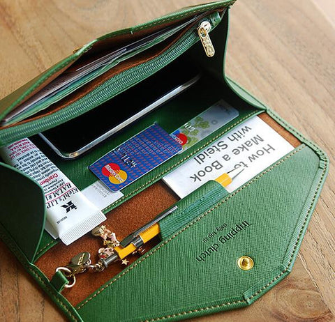 Carteras Mujer Women Wallet Clutch Wallet Female Case Phone Carteiras Femininas Money Bag Purse Card Holder Vintage BB002-SZ+