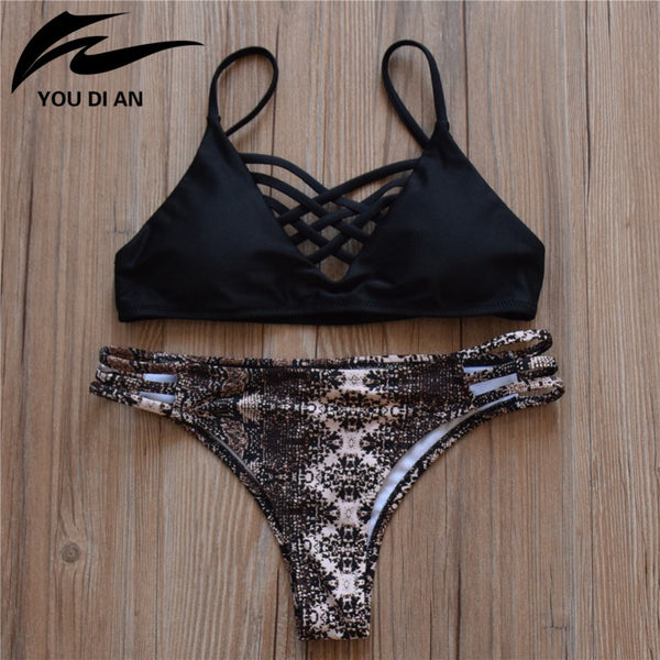 New Halter Top Sexy Bikini set Women Swimsuit Brazilian Bikini 2016 Push Up Swimwear Bathing Suit Biquini Bikinis Women