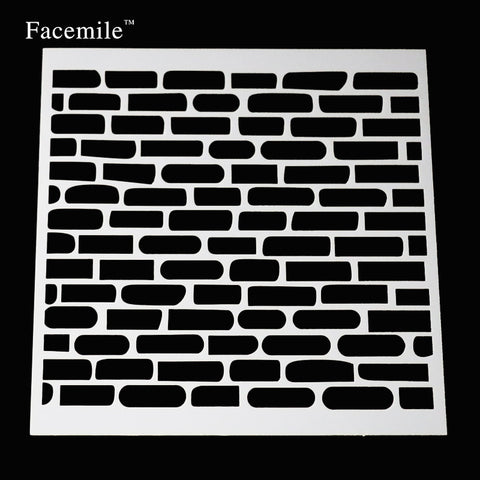 Facemile Cake Stencil Cake Side Stencil Fondant cake decorating Mold Wall Decorating Stencil Bakeware Pastry Tool