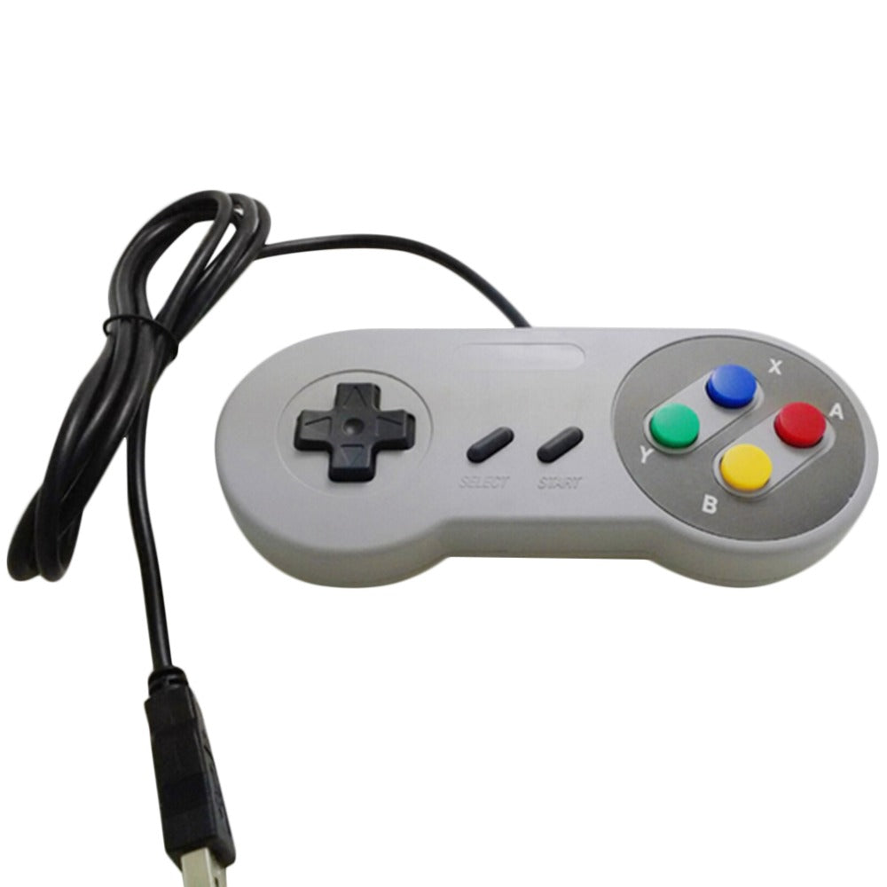 New Retro Classic USB Controller PC Controllers Joypad Joystick Replacement for SNES Windows MAC Wholesale