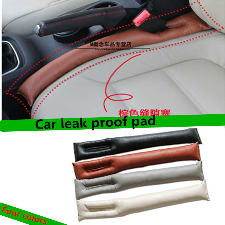 Faux Leather Car Seat Gap Pad Fillers Holster Spacer Padding Protective Case Auto Cleaner Slot Plug Stopper Gap Filler sticker