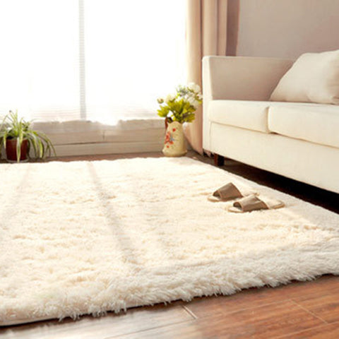 2016 60X90CM New Carpet Floor Bath Mat Non-slip Silky Hair Thicken Carpet Mat Bedroom Parlour Floor Yoga Rug  S25