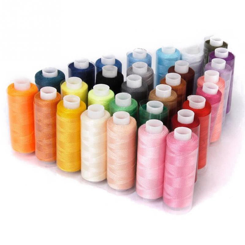 Top Quality 30Pcs Colorful 250 Yards machine embroidery thread sewing threads cotton thread craft patch steering-wheel supplies