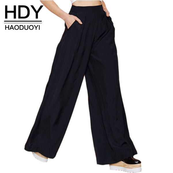 HDY Haoduoyi Women pants casual pants wide leg women pants for wholesale and free shipping Ladies Trousers