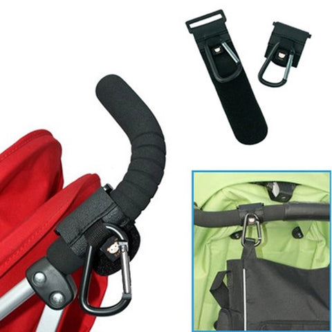 1pcs Baby Stroller Hook Stroller Accessories Universal Large Pram Hooks With Automatic Locking Carabiner Hook Design