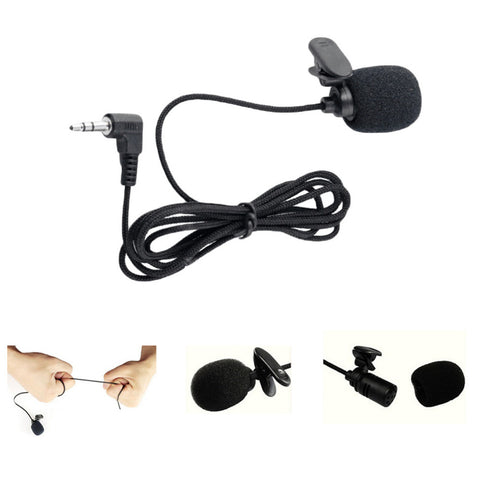 Universal Portable 3.5mm Mini Headset Microphone Lapel Lavalier Clip Microphone for Lecture Teaching Conference Guide Studio Mic