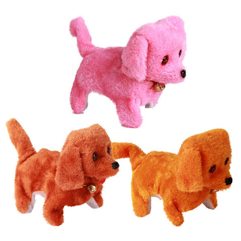 Electronic Pets Toys Barking Dog Battery Powered Plush Electronic toys Walking Dog Toy