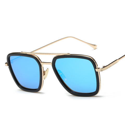 Newest Rectangle Sunglasses Men Luxury Brand Vintage Sun Glasses Male Retro Gradient Mirror Lens Eyewear Accessories UV400