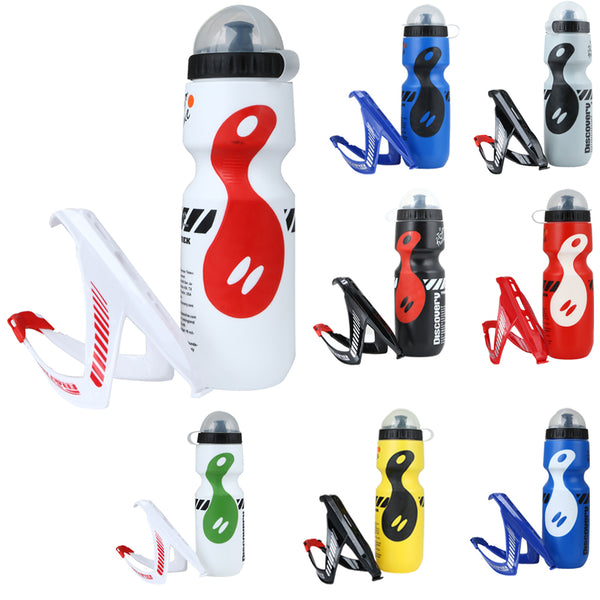 8 Color 750ML Portable Outdoor Bike Bicycle Cycling Sports Drink Jug Water Bottle Cup Tour De France Bicycle Bottle with Holder