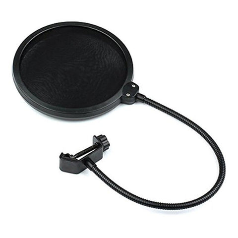 Double Layer Studio Microphone Mic Wind Screen Pop Filter/ Swivel Mount / Mask Shied For Speaking Recording