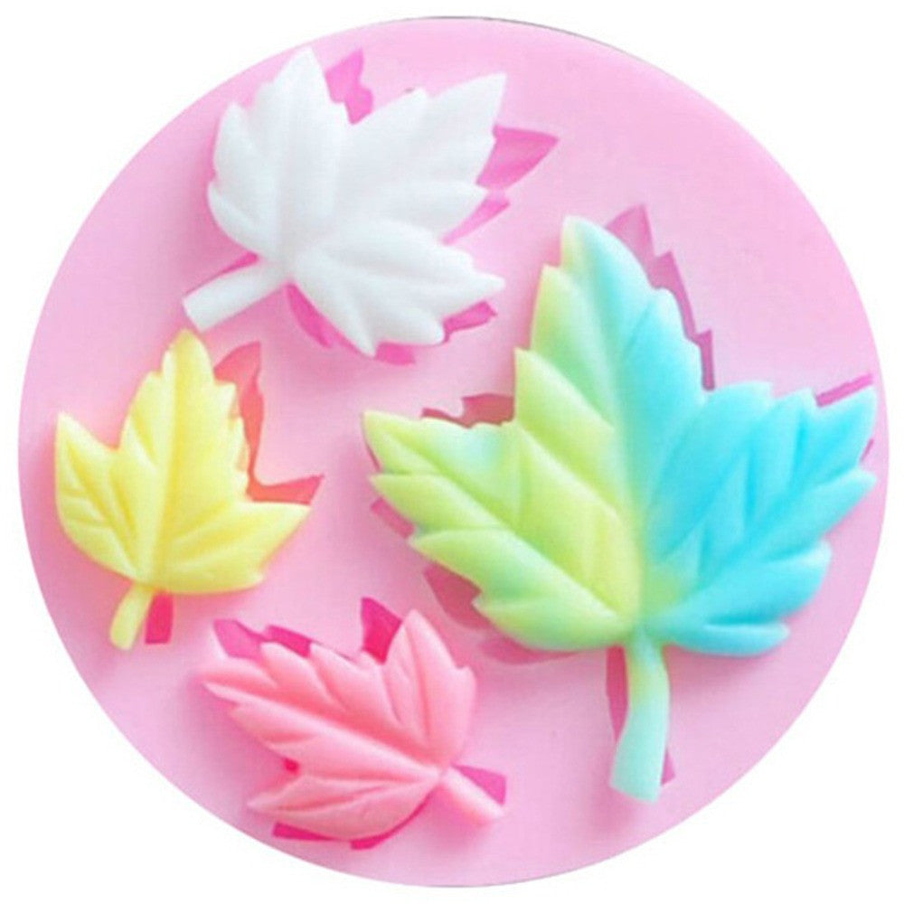 Maple Leaf 3D Silicone Mold Chocolate Candy Fondant Cake Decorating Tools Cupcake Soap Candle Gum Paste Molds Kitchen Bakeware