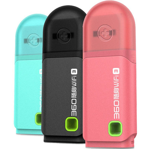 Original 360 Portable Mini Pocket WiFi 3 Wireless Network Router Best Price 3 Colors Pink/Blue/Black Wi-Fi Router
